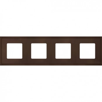 FD01604MK Рамка New Marco Мокко 4-постовая Fede фото