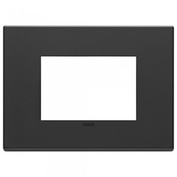 22653.03 Рамка Eikon EXE Антрацит 3-модульная Vimar фото