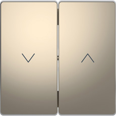 

MTN3855-6050 D-life клавиша-кнопка для жалюзи, никель Merten, D-Life MTN3855-6050