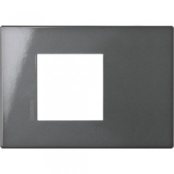 HW4819HS Рамка Axolute Air Антрацит 2 модуля Bticino фото