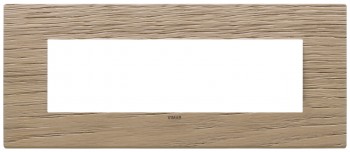 22657.31 Рамка Eikon EXE Дуб 7-модульная Vimar фото