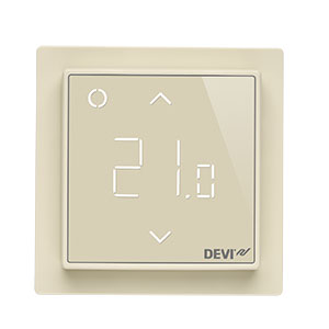 

Терморегулятор DEVIreg™ Smart интеллектуальный с Wi-Fi, бежевый, 16А DEVI 140F1142, DEVIreg 140F1142