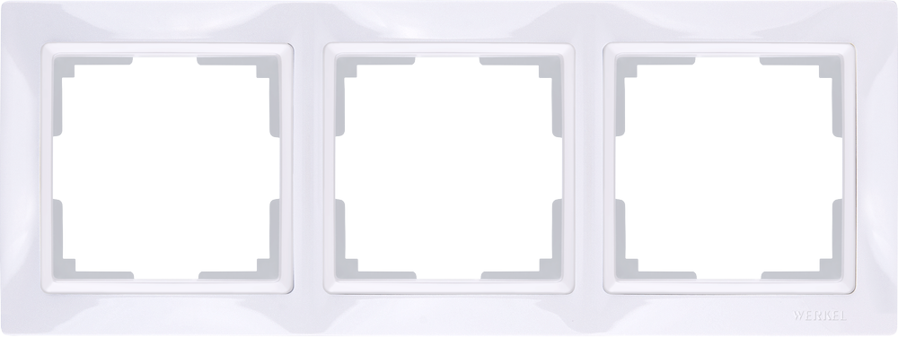 

WL03-Frame-03 Рамка на 3 поста (белый, basic) Snabb basic Werkel a036627, Snabb basic WL03-Frame-03 a036627