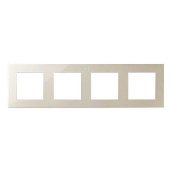 2400640-033 Рамка на 4 поста, алюминий Simon 24 фото