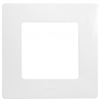 672501 Рамка Etika Белый 1-постовая  Legrand фото