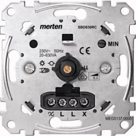 

MTN5137-0000 Механизм пов. светорег. емк. нагр. 630вт Merten, M-Smart MTN5137-0000