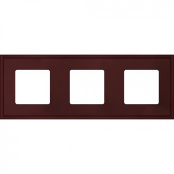 FD01603RW Рамка New Marco Red Wine 3-постовая Fede фото