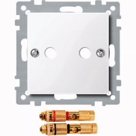 

MTN468825 Накладка для разъема для громкоговорозетки Merten, M-Smart MTN468825