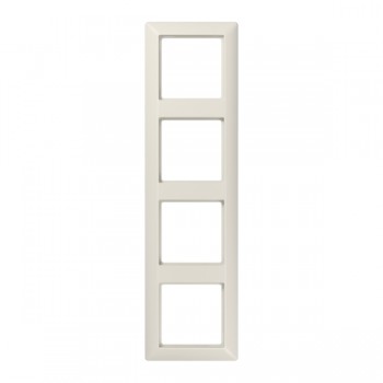 AS584BF Рамка ударопрочная AS 500 Бежевый 4-постовая Jung фото