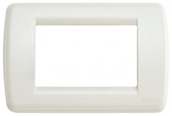 16753.10 Рамка Idea Rondo Слоновая кость 3-модульная Vimar фото