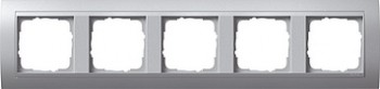 021536 Рамка Event Алюминий 5-постовая Gira фото