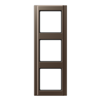 A583MO Рамка A 500 Мокко 3-постовая Jung фото