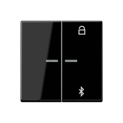 

A1751BFBTSW Таймер универсальный Bluetooth черный Jung A серия, A flow A1751BFBTSW