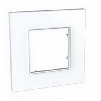 Рамка 1-постовая, белый Schneider Electric Unica Quadro MGU2.702.18 фото