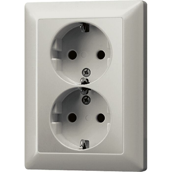 

ES5020KI-L LS 990 Edelstal Розетка 2-я с/з литая Jung LS серия, LS ZERO ES5020KI-L