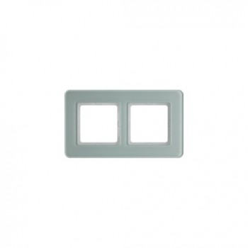 10126079 Рамка Q.7 Полярная белизна 2-постовая Berker фото