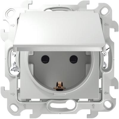 

2420448-030 Розетка 2К+З IP44 Push&Go, бел Simon 24, 2420448-030