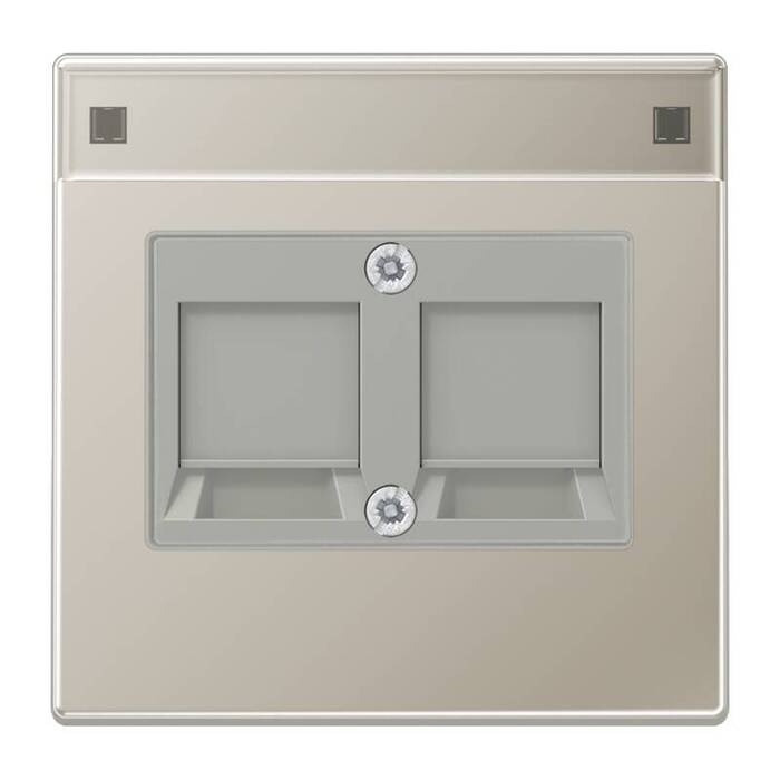 

ES2969-25NWE Крышка для двойной комп. розетки Jung LS серия, LS ZERO ES2969-25NWE