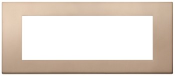 30657.71 Рамка Linea, 7 модулей,  бронза брашированная, металл Vimar фото