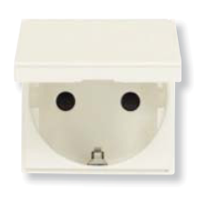 

N2288.1 BL Розетка SCHUKO с заземлением, с крышкой, со шторками, 16А / 250В, серия Zenit, цвет альпийский белый, ABB, Zenit N2288.1 BL
