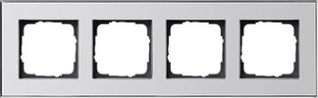021410 Рамка Esprit Хром 4-постовая Gira фото