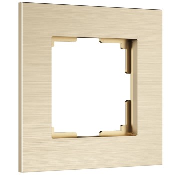 Рамка на 1 пост AluMax (шампань) Werkel a066333 W0013511 фото