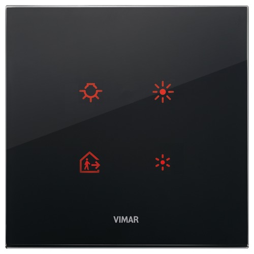 

21662.76 Накладка eikon tactil для 2 модулей, черный бриллиант Vimar Eikon Tactil, Eikon Tactil 21662.76