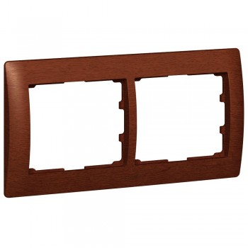 771982 Рамка Galea Life Красное дерево 2-постовая Legrand фото