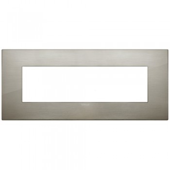 19657.08 Рамка Arke Classic Сталь матовая 7 модулей Vimar фото