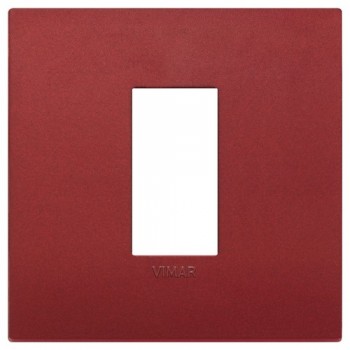 19641.75 Рамка Arke Classic Красный матовый 1 модуль Vimar фото