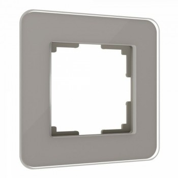 W0012417 Рамка на 1 пост (дымчатый) Elite Werkel a057874 фото