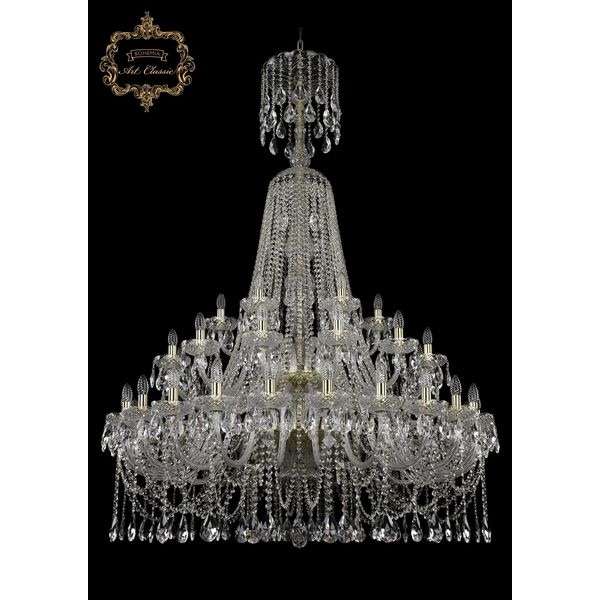 

Подвесная люстра 11.дек 11.12.24+12+6.460.2d.XL-180.Gd.Sp Art Classic, Прозрачный, 11.дек 11.12.24+12+6.460.2d.XL-180.Gd.Sp