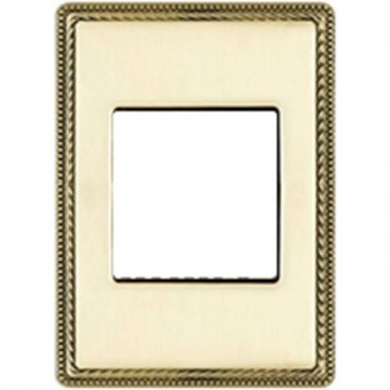 39821502 Рамка с квадратным вырезом Venezia Metal Золото 1-постовая Fontini фото