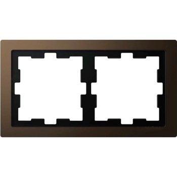 MTN4020-6552 Рамка D-Life Мокко 2-постовая Merten фото