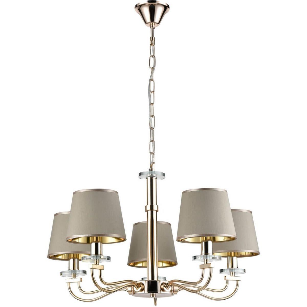 

Подвесная люстра Vele Luce Olimpia VL1764L05, Золотой, Olimpia VL1764L05