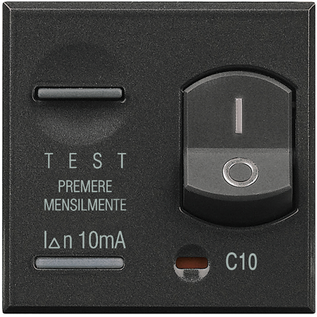 

HS4305/10 Axolute “Salvavita” двухполюсный дифференциальный автоматический выключатель , 10 А Bticino, Axolute Овал HS4305/10