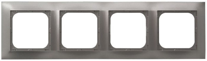 

R-4Y/23 Рамка Ospel Impresja Титан 4-постовая, R-4Y/23