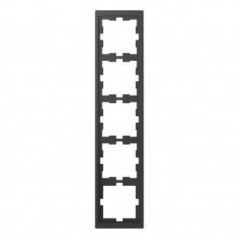 MTN4050-6534 Рамка D-Life Антрацит 5-постовая Merten фото