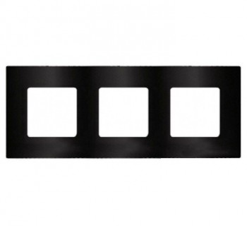 FD04403GR Декоративная вставка Belle Epoque Metal graphite 3-постовая Fede фото