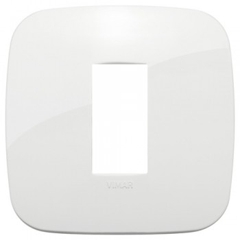 19671.84 Рамка Arke Round Белый 1 модуль Vimar фото