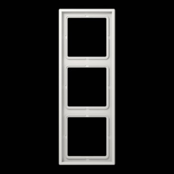 LS983LG Рамка LS 990 Светло-серый 3-постовая Jung фото