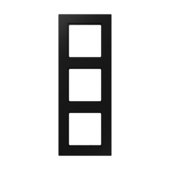 A5583BFSWM Рамка A550 Черный матовый 3-постовая Jung фото