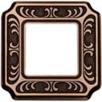 FD01351PB Рамка Siena Патина блестящая 1-постовая Fede фото