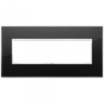 21657.76 Рамка Eikon Evo Черный бриллиант 7 модулей Vimar фото