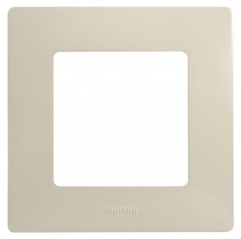 672511 Рамка Etika Слоновая кость 1-постовая  Legrand фото