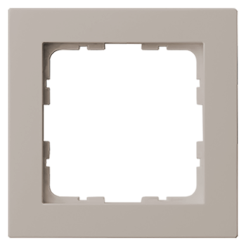 Рамка  1-постовая,  Тауп Jasmart G-Classic G1001T фото