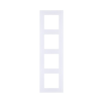 Рамка 4-кратная стекло белый Kollinger Asthetik AS4WH фото