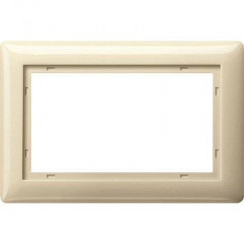 100101 Рамка Standard 55 Кремовый глянец 1,5-постовая Gira фото