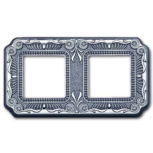 

FD01352CB Рамка Siena Bright chrome 2-постовая Fede, Siena FD01352CB