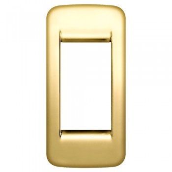 16783.32 Рамка Idea Rondo Золото 1 модуль Vimar фото